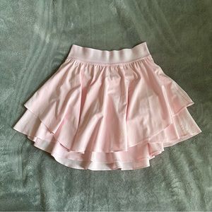 Lululemon strawberry milk high-rise court rival skirt size 4